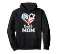 Ball Mom Funny Soccer Football Hoodie - Streetwear Style for Adults