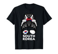 South Korea Flag Hairbun Football T-Shirt - Custom Art Print for Adults