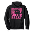 Soccer Art Teen Goalie Soccer Player Hoodie - Streetwear Style Unisex