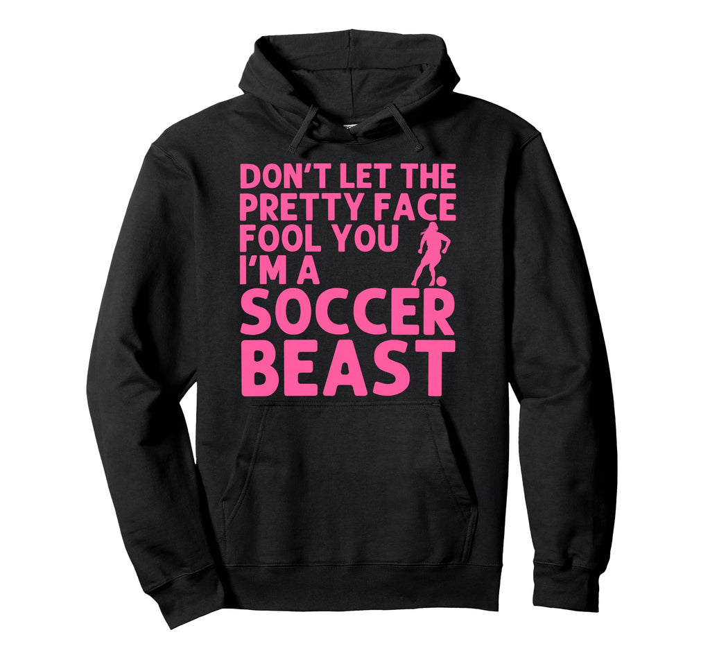 Soccer Art Teen Goalie Soccer Player Hoodie - Novelty Apparel for Adults