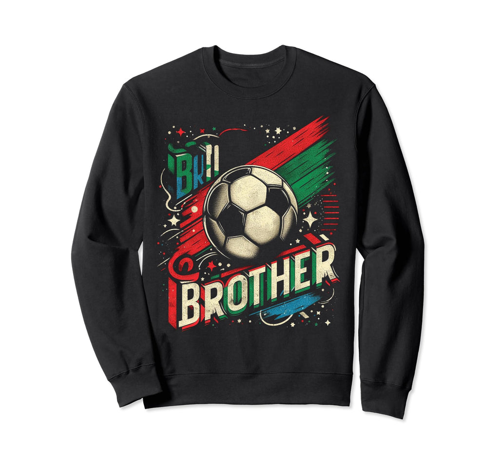 Soccer Brother Family Matching Sweatshirt - Fun Novelty Design for Adults