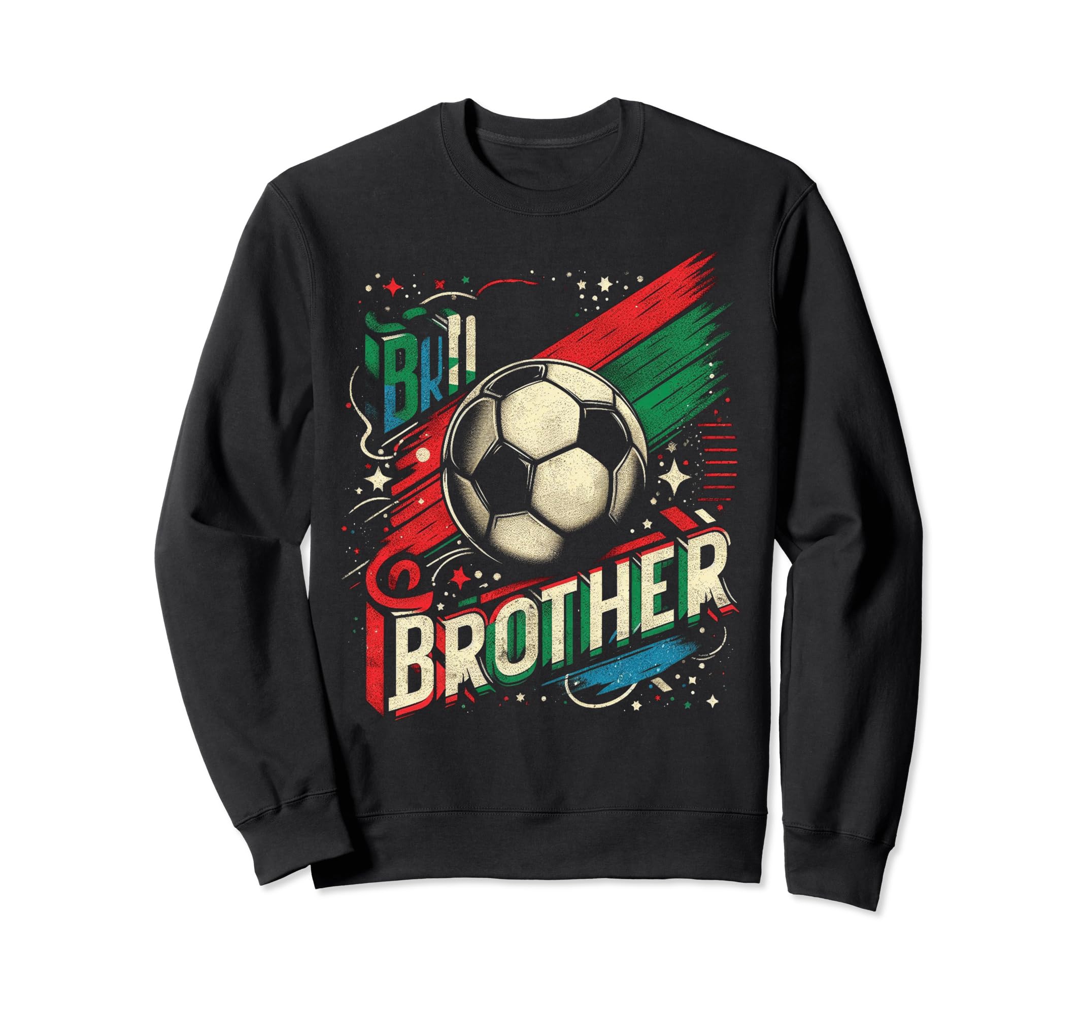 Soccer Brother Family Matching Sweatshirt - Fun Novelty Design for Adults