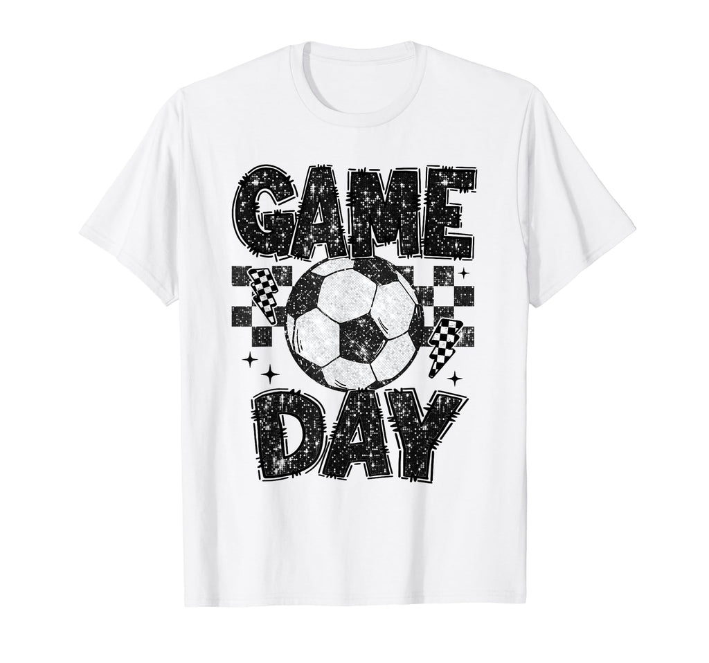 Game Day Soccer Life Soccer Mama Mom T-Shirt - Minimalist Print for Adults