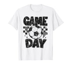 Game Day Soccer Life Soccer Mama Mom T-Shirt - Minimalist Print for Adults