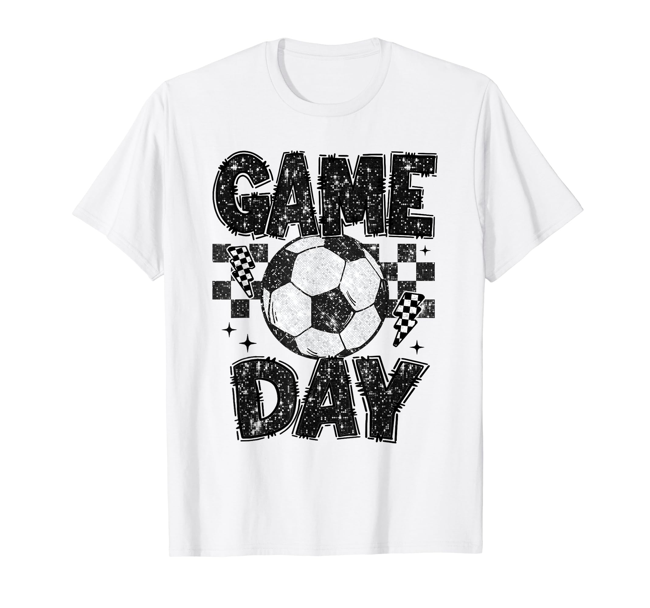 Game Day Soccer Life Soccer Mama Mom T-Shirt - Minimalist Print for Adults