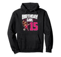 15Th Birthday Soccer Dabbing 15 Hoodie - Casual Everyday Wear Men Women