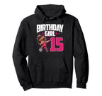 15Th Birthday Soccer Dabbing 15 Hoodie - Casual Everyday Wear Men Women