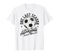 Soccer Senior Mom 2026 Distressed T-Shirt - Aesthetic Graphic for Adults