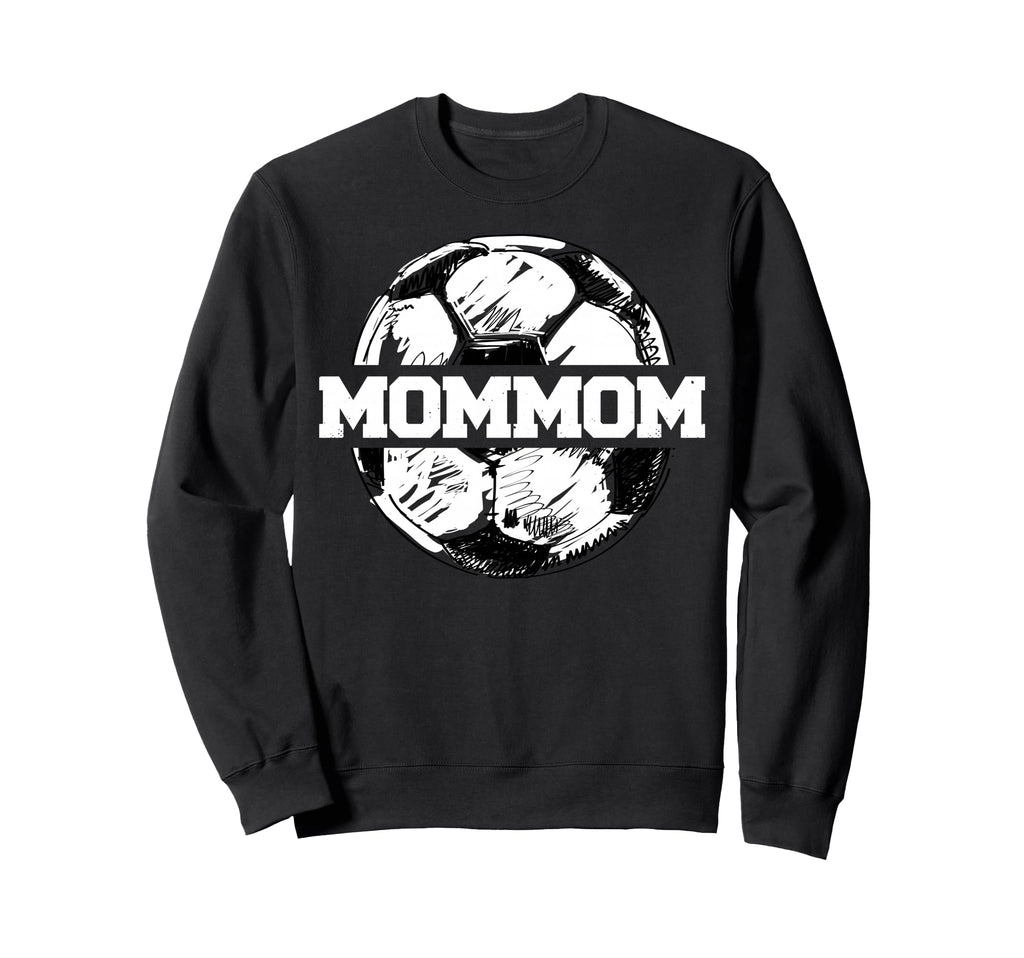 Soccer Mommom Soccer Ball Sweatshirt - Casual Everyday Wear for Adults