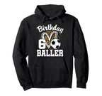 6Th Birthday Soccer Ball 6 Year Old Hoodie - Custom Art Print Men Women