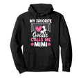 My Favorite Goalie Calls Me Mimi Im Hoodie - Minimalist Print for Adults