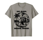 Eat Sleep Soccer Repeat Funny Soccer T-Shirt - Trendy Graphic Men Women