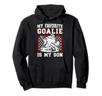 Proud Hockey Keeper Mom Ice Hockey Hoodie - Fun Novelty Design Unisex