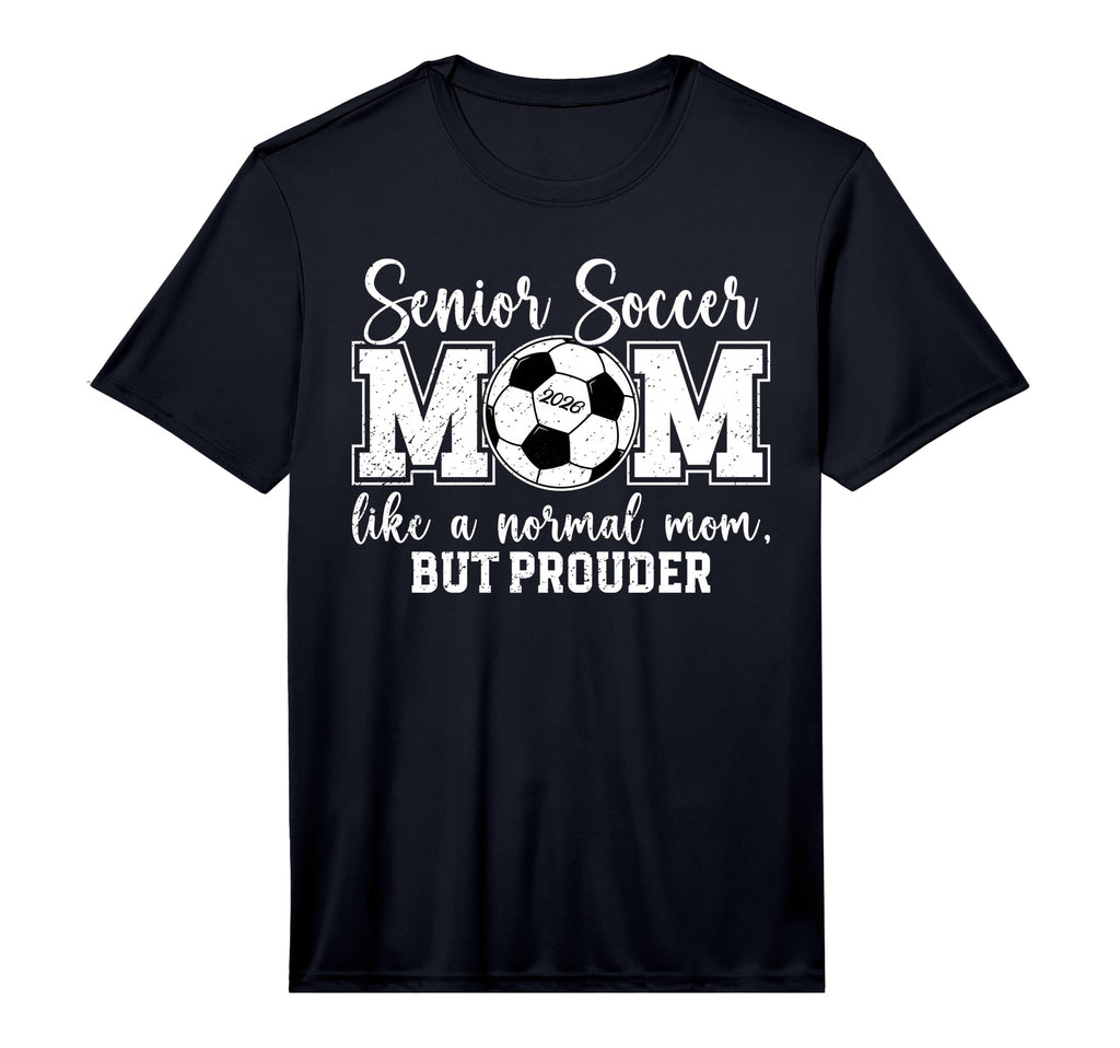 Mens Soccer Senior Mom 2026 Soccer T-Shirt - Unique Graphic Men Women