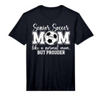 Mens Soccer Senior Mom 2026 Soccer T-Shirt - Unique Graphic Men Women