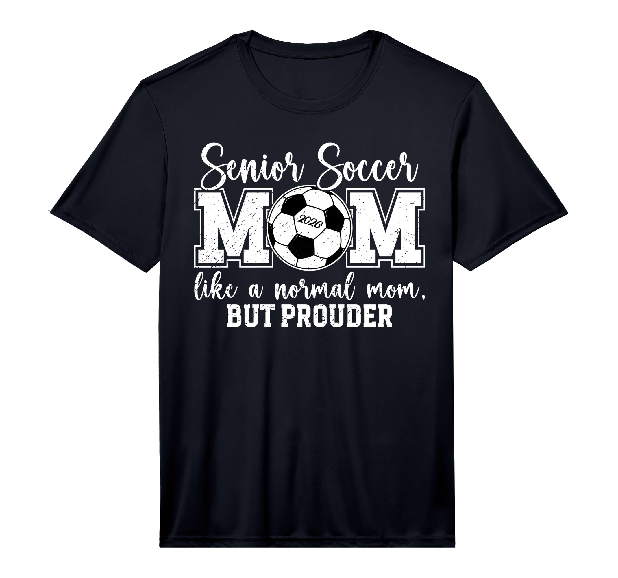 Mens Soccer Senior Mom 2026 Soccer T-Shirt - Unique Graphic Men Women