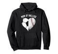 Mom Ballers Soccer Baseball Mama Heart Hoodie - Novelty Apparel Men Women