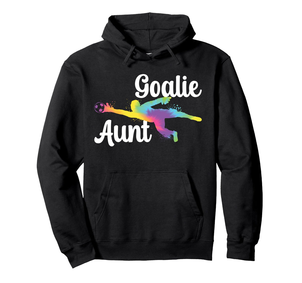 Soccer Goalie Aunt Soccer Keeper Auntie Hoodie - Unique Graphic Men Women