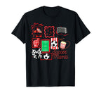 Stamp Soccer Mama Playing Sports Game T-Shirt - Custom Art Print Unisex