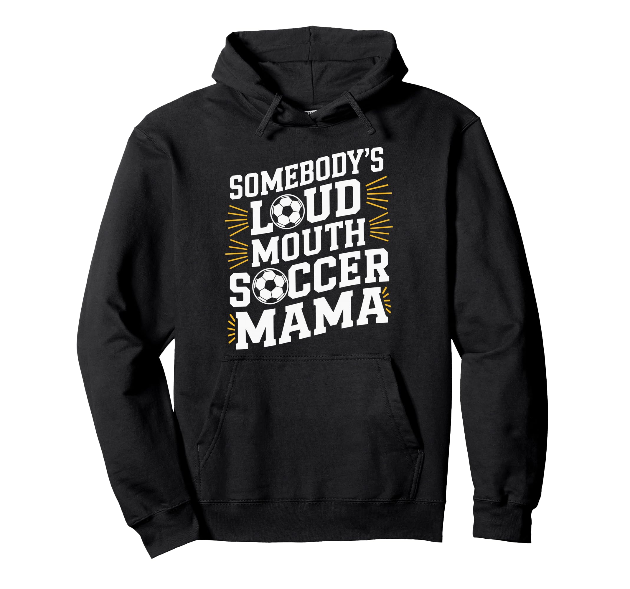 Somebodys Loud Mouth Crying Player Hoodie - Fun Novelty Design Unisex