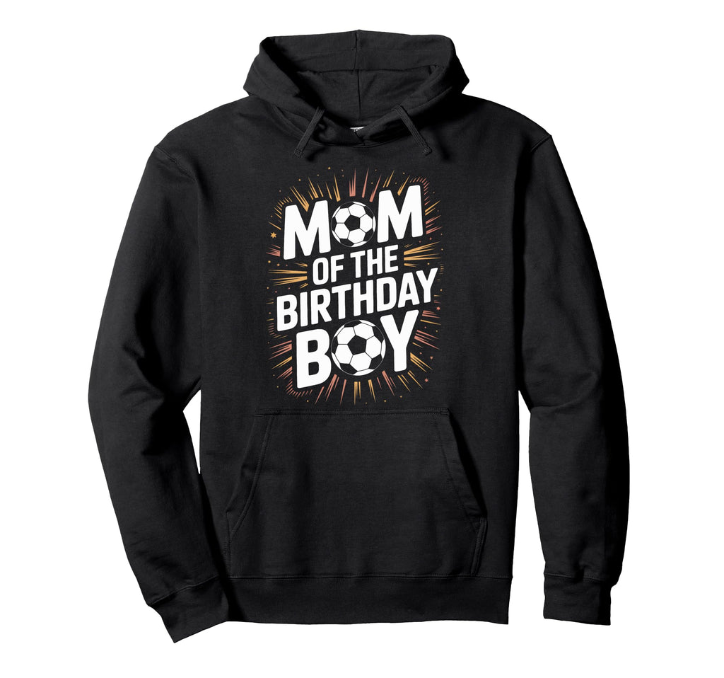 Proud Soccer Mom Birthday Soccer Hoodie - Minimalist Print for Adults