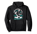 Goalie Puck Goalkeeper Ice Hockey Puck Hoodie - Trendy Graphic Unisex
