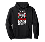 This Is My Soccer Mom Voice Mom Hoodie - Fun Novelty Design for Adults