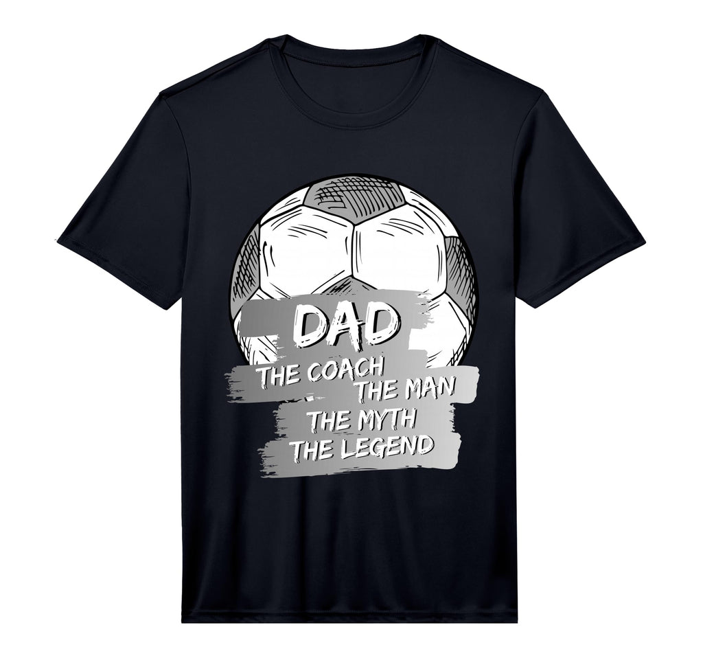 Mens Soccer Dad And Soccer Coach Soccer T-Shirt - Minimalist Print Unisex