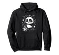 Soccer Player Panda Kicking Soccer Ball Hoodie - Trendy Graphic for Adults