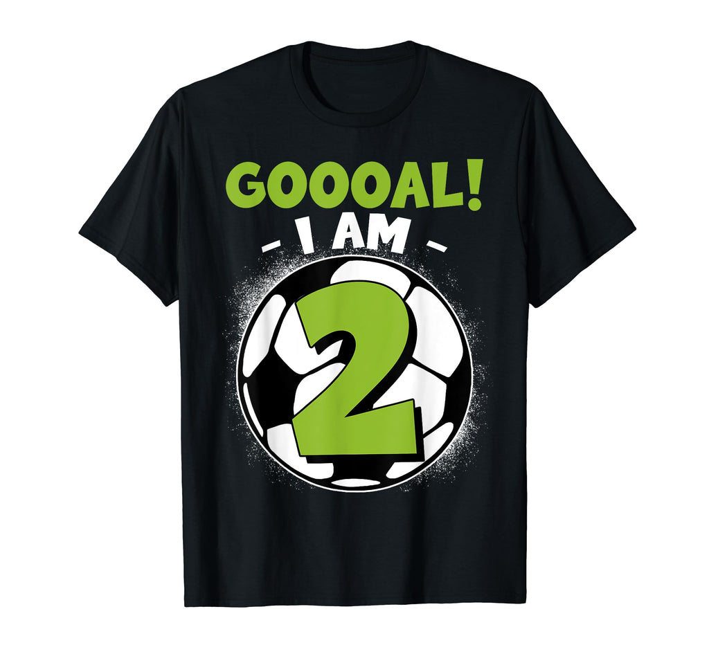 2 Year Old Birthday Soccer Themed T-Shirt - Aesthetic Graphic for Adults