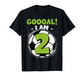 2 Year Old Birthday Soccer Themed T-Shirt - Aesthetic Graphic for Adults