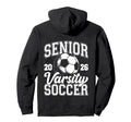 Soccer Senior Class 2026 High School Hoodie - Custom Art Print Unisex