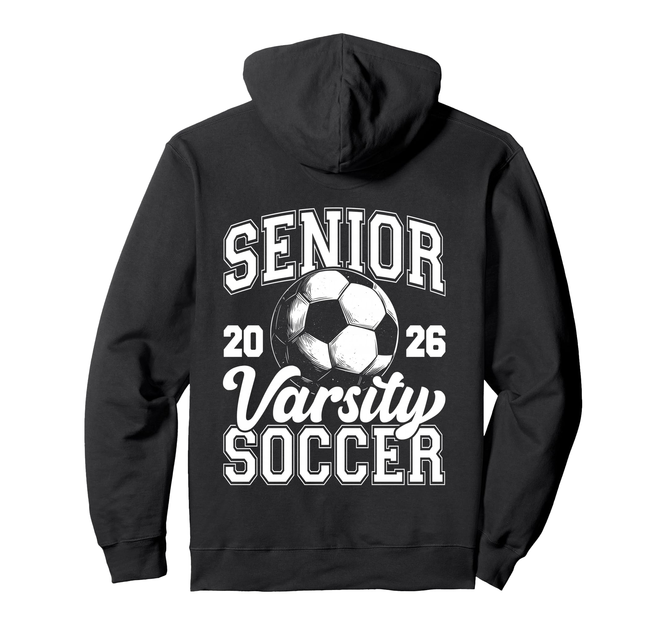 Soccer Senior Class 2026 High School Hoodie - Custom Art Print Unisex