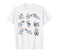 Silly Goose Playing Soccer Goalie T-Shirt - Custom Art Print for Adults