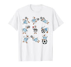 Silly Goose Playing Soccer Goalie T-Shirt - Custom Art Print for Adults
