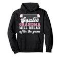 Funny Soccer Goalie Grandma Soccer Keeper Hoodie - Unique Graphic Unisex
