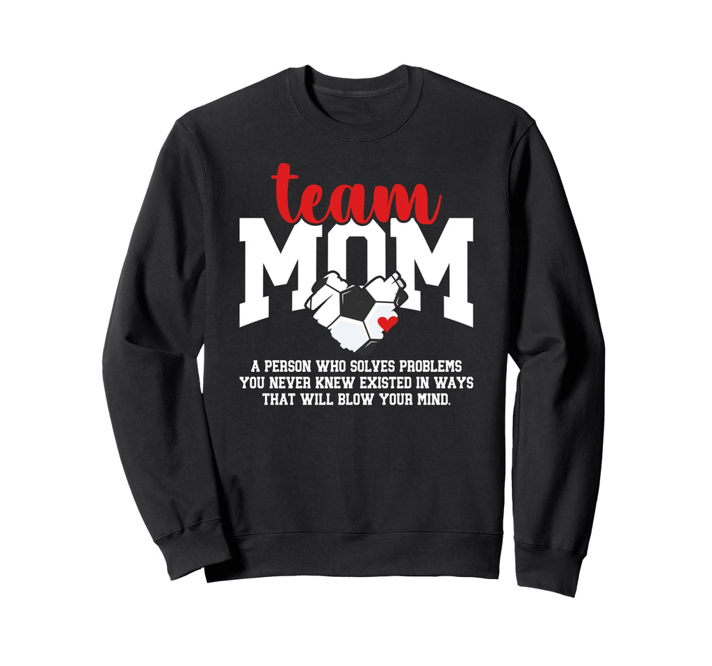 Soccer Team Mom Definition Soccer Sweatshirt - Streetwear Style for Adults