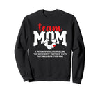 Soccer Team Mom Definition Soccer Sweatshirt - Streetwear Style for Adults