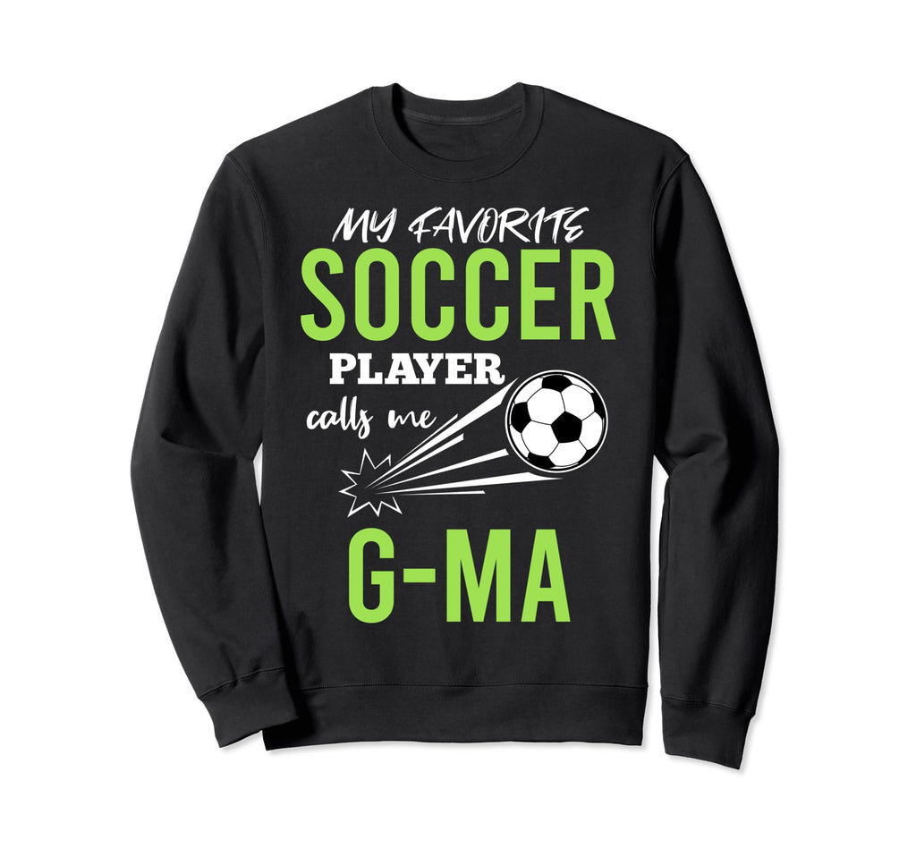 Soccer G Ma My Favorite Player Sweatshirt - Minimalist Print for Adults