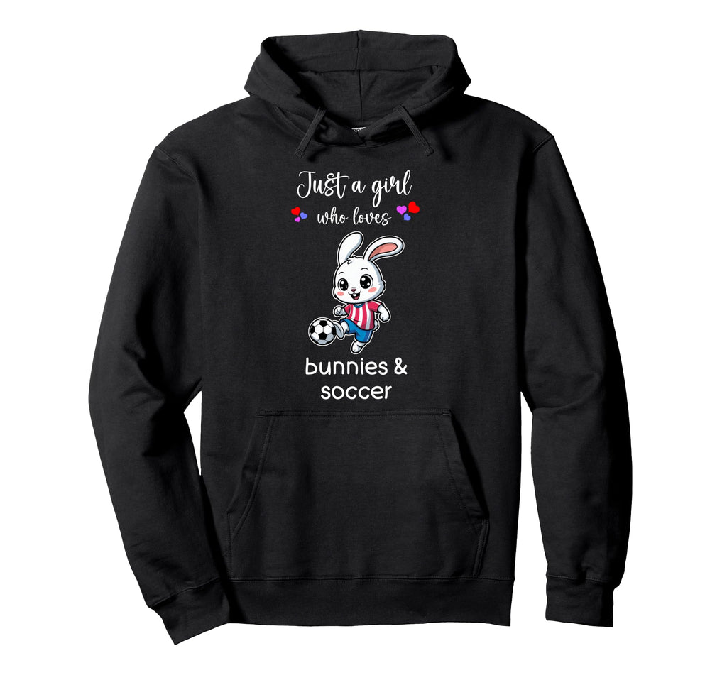 Bunny Soccer Bunny Soccer Hoodie - Novelty Apparel Unisex