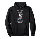 Bunny Soccer Bunny Soccer Hoodie - Novelty Apparel Unisex