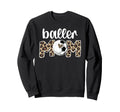 Baller Mom Proud Volleyball Sweatshirt - Aesthetic Graphic for Adults
