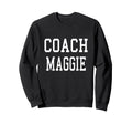 Coach Maggie Custom Football Soccer Sweatshirt - Minimalist Print Unisex