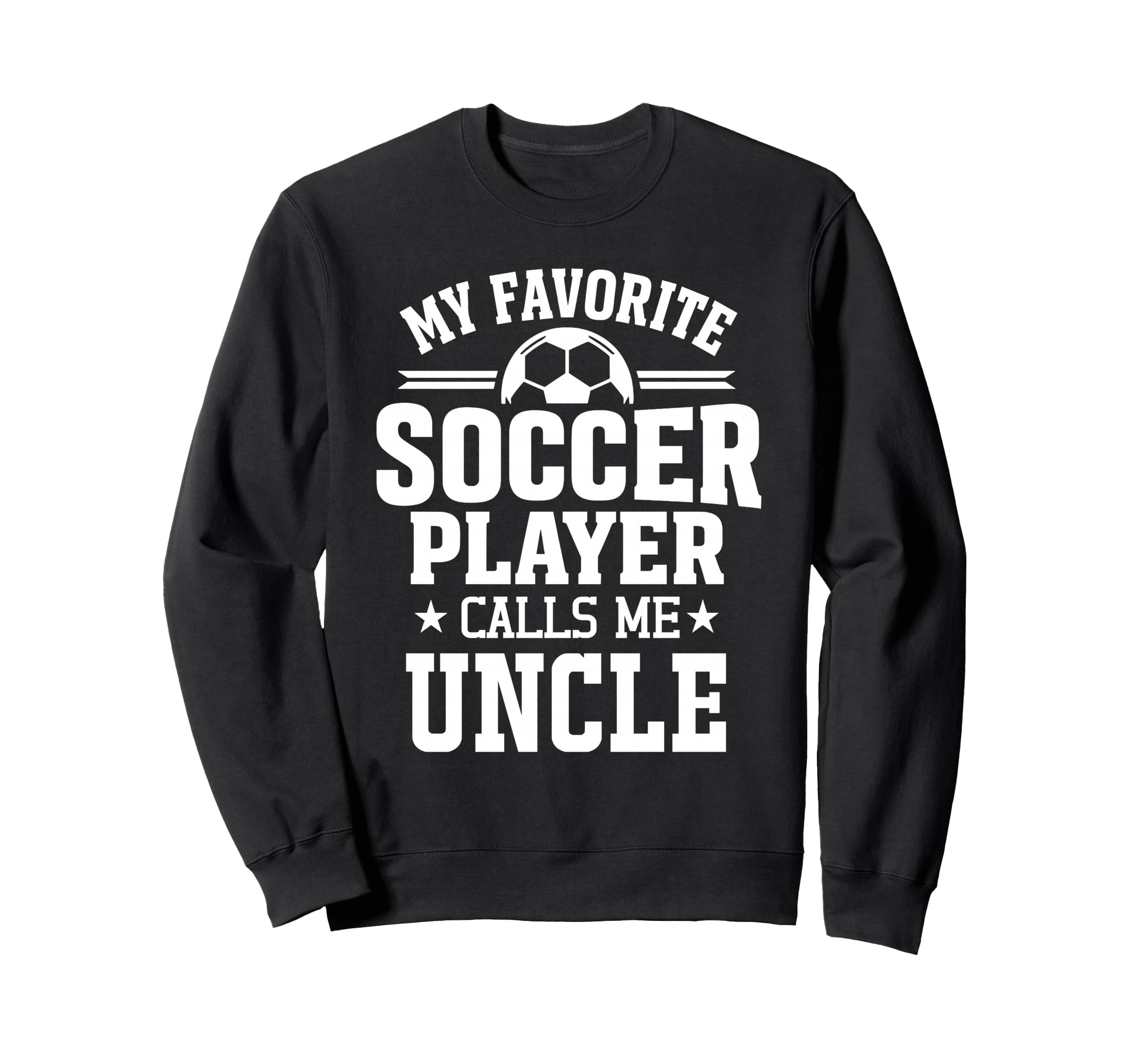 My Favorite Soccer Player Calls Me Sweatshirt - Minimalist Print Unisex