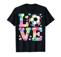 I Love Soccer Goalie Player Fan Game Day T-Shirt - Custom Art Print Unisex