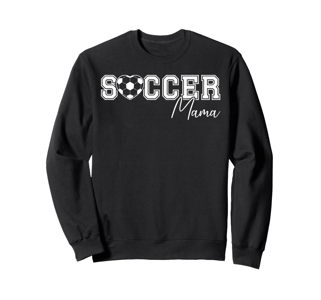 Soccer Mama Soccer Mom Soccer Sweatshirt - Unique Graphic for Adults