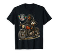 Gordon Setter Ride Motorbike Love T-Shirt - Trendy Graphic for Adults