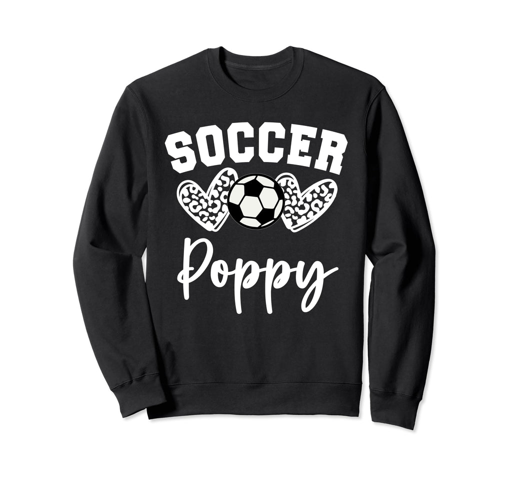 Soccer Poppy Matching Family Soccer Sweatshirt - Fun Novelty Design Unisex