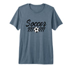 Soccer Mom Sport Team Mama Soccer T-Shirt - Minimalist Print Men Women