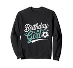 Birthday Soccer Hearts Fun Sweatshirt - Unique Graphic Men Women